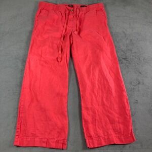 loft women's 100% linen Marisa pants size Lp preowned